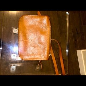 Madewell cognac leather belt bag